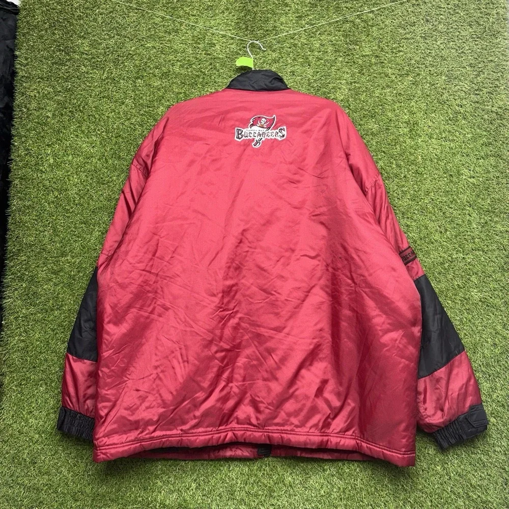 Vintage Pro Player Tampa Bay Buccaneers Jacket Mens 2XL Red Black NFL Football